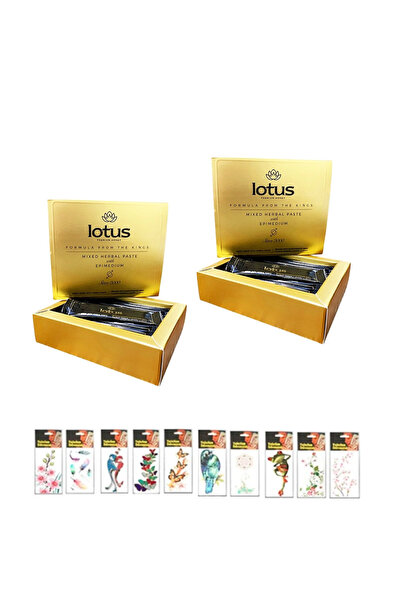 Lotus Doğal Ballı Bitkisel Macun 12x15 gr - 2 Paket 1 Aksesuar Dövmesi