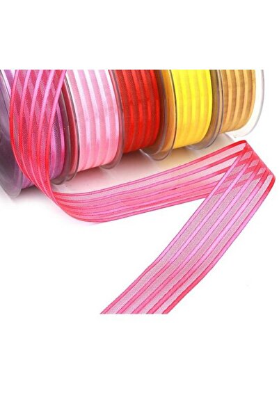 ipekhobi Saten Çizgili Şifon Kurdele 2,5Cm X 25M (Hilton Kurdele)