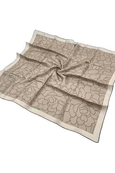 Armine Μεταξωτό Φουλάρι 2025 Χειμώνας - 9222-33 Stone Twill