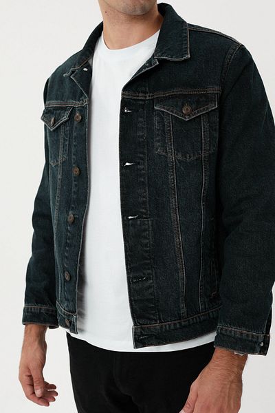 Twister Jeans Мъжко дънково яке EC J59-01 Tawen Blue, тъмносиньо