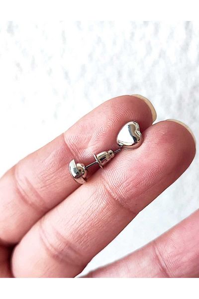NHOUSE Heart Earrings, Nails Model Retro Earrings