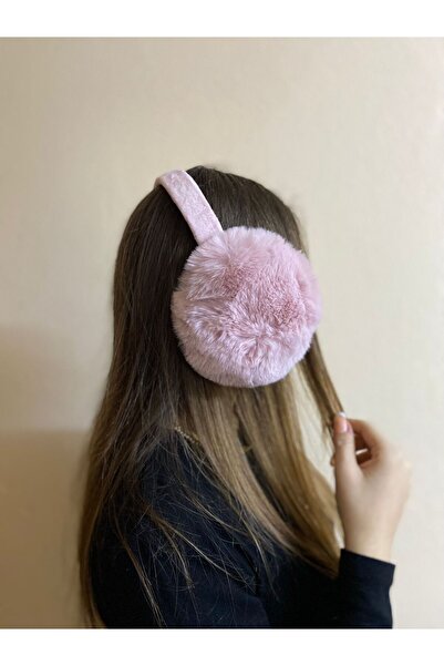 sema aksesuar Soft Plush Winter Earmuff Protective from Cold - Hairy Soft Plush Earmuff