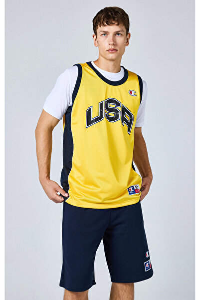 Champion Retro Sport Tank Top Sarı Erkek Forma-219745-YS011