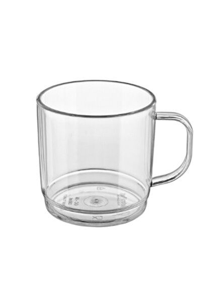 Genel Markalar 1 Adet 250 ml Kırılmaz ,Çizilmez Polikarbon Plastik Kulplu Çay...