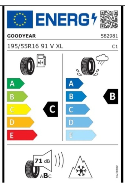 Goodyear 195/55r16 91v Xl Eagle Sport 4 Seasons 4 Mevsim Lastiği - 2023