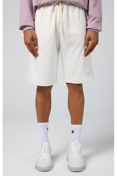 Champion Eco Future Long Bermuda Organik Pamuk Bej Erkek Şort-E20002-WW034