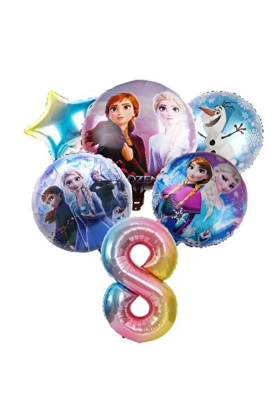 DÜVENCİ TİCARET SET DE BALONI FOIL DE 6 PIESE CU TEMATICA PAȚULUI ZIMĂRILOR F...