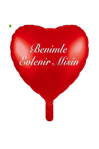 TATLI GÜNLER 18Inch Miche Red Heart Follyo Balloon - Marry Me