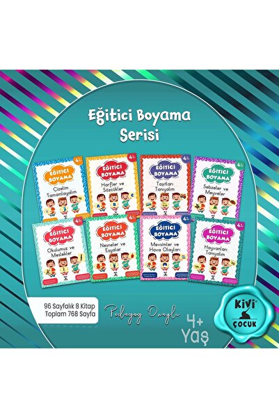 FLOKİ ÇOCUK Kiwi Kids Educational Painting Set for Ages 4+