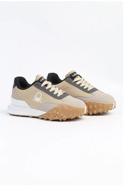 Benetton Bn-31090 Beige Women's Sneakers