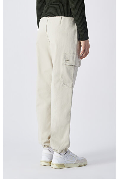 Champion Surplus + Utility Elastic Cuff Cargo Pant Bej Kadın Pantolon-117448-ES057