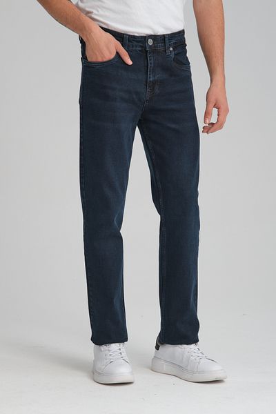 muzzo jeans Тъмно сини дънки Regular Fit Snow Wash