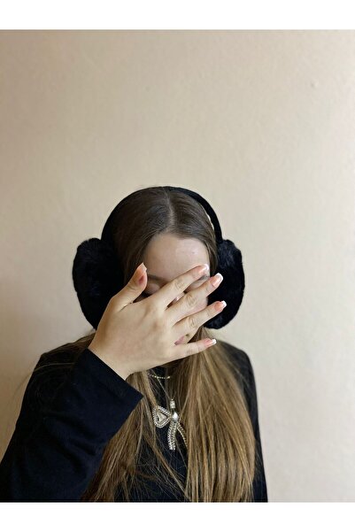 sema aksesuar Soft Plush Winter Earmuff Protective from Cold - Hairy Soft Plush Earmuff