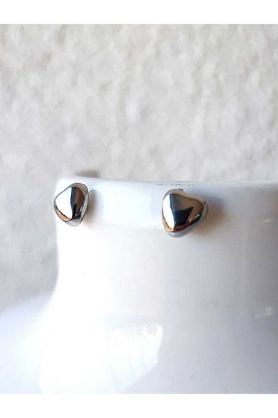 NHOUSE Heart Earrings, Nails Model Retro Earrings