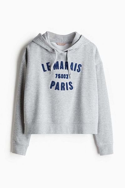 H&M Text-motif hoodie