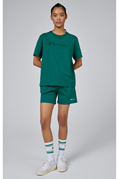 Champion Icons Shorts Yeşil Kadın Şort-117144-GS571