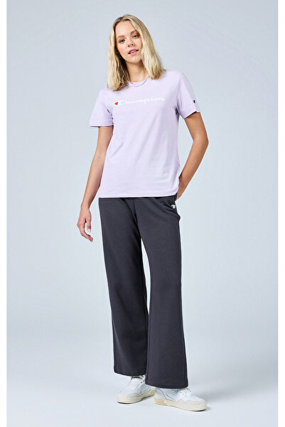 Champion Eco Future Straight Hem Pants Organik Pamuk Siyah Kadın Eşofman Altı