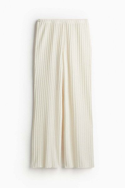 H&M Rib-knit trousers