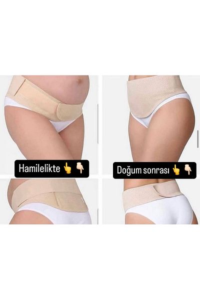 LİYACA Karin Supporting Thick Waist Band Women's Waist Corset Postpartum Recovery Corset