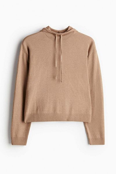 H&M Fine-knit Hoodie