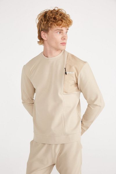 Jepublic Men's Beige Sweatshirt ( Model Code: J232406 )