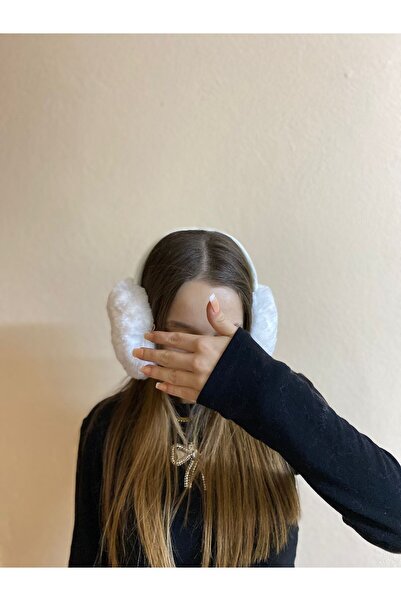 sema aksesuar Soft Plush Winter Earmuff Protective from Cold - Hairy Soft Plush Earmuff