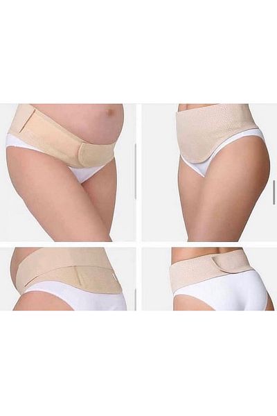 LİYACA Karin Supporting Thick Waist Band Women's Waist Corset Postpartum Recovery Corset