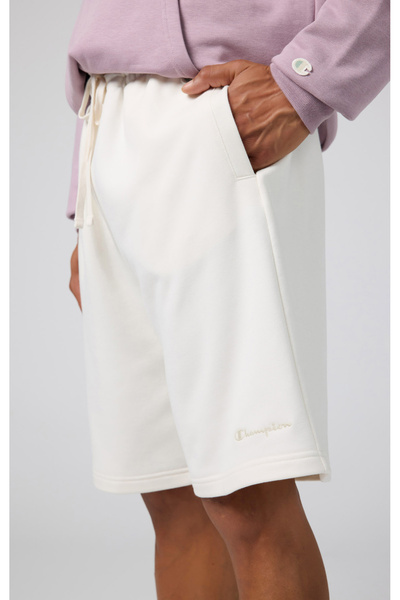 Champion Eco Future Long Bermuda Organik Pamuk Bej Erkek Şort-E20002-WW034