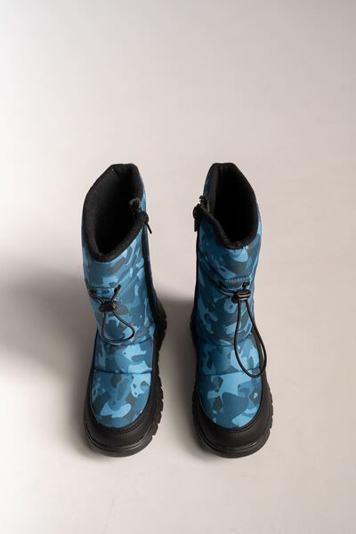 epaavm Kamuflaj Baskılı Kar Botu