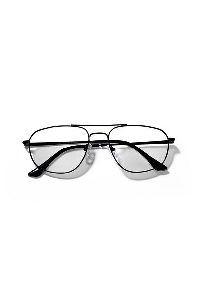 EYE OF HORUS Eoh6455-M C6 Black Metal Blue Light Screen Glasses