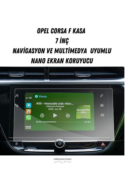 UniqAnatolia Opel Corsa F Case 7“ Navigation & Multimedia Nano Screen Protector