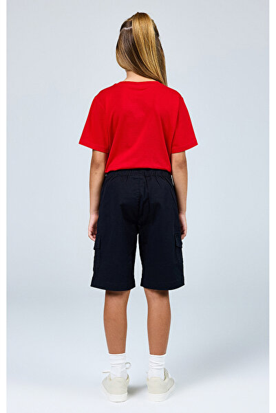 Champion Icons Cargo Bermuda Black Kids Shorts-306768-Kk001