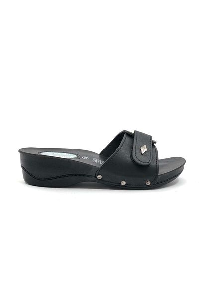 Kids Club Shoes Aryan 67-792 Gel Heel Spur Special Dr.Tavsiyeli Papuci ortopedici pentru femei NEGRI