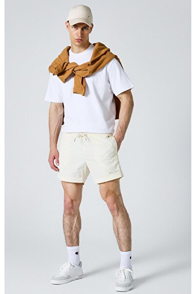 Champion Eco Future Beachshort Organic Cotton Beige Men's Swimwear-218553-Ww034