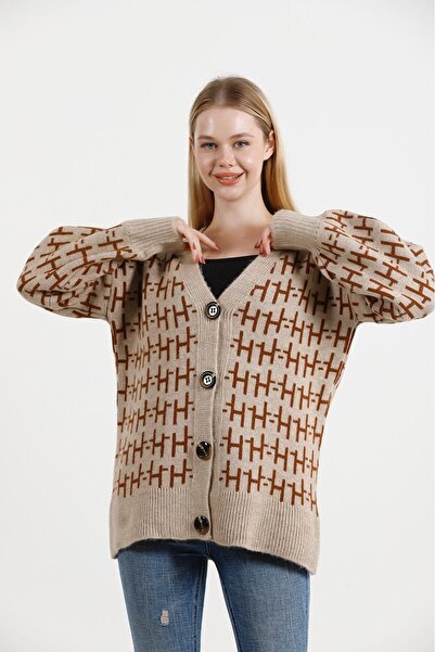 dignus سترة صوفية محبوكة بأزرار