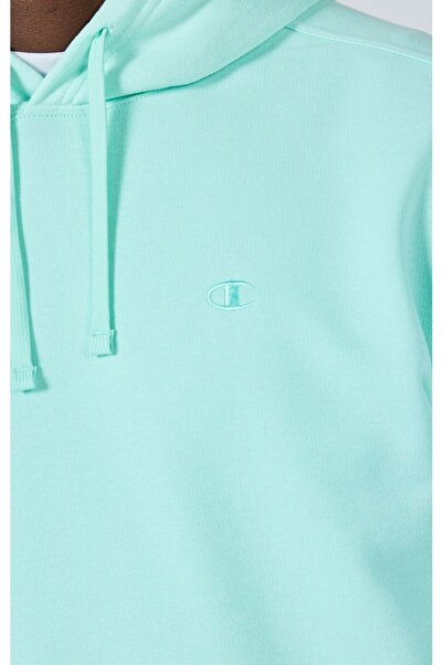 Champion Icons Hooded Sweatshirt Yeşil Erkek Kapüşonlu Sweatshirt-219871-GS009