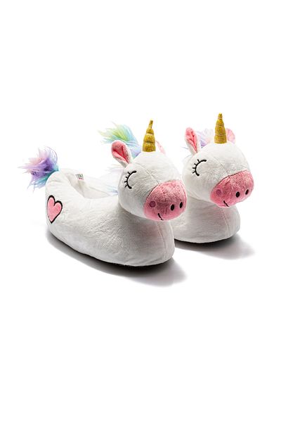 Twigy Pink Corn Γυναικείες Παντόφλες Animal Λευκές 36/41