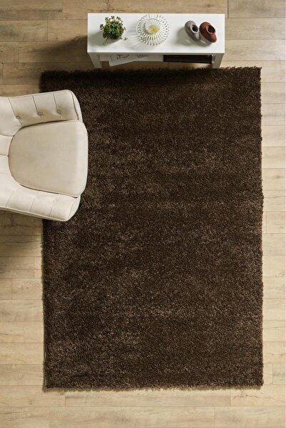 Red Halı Tek Renk Desensiz Kahverengi Yumuşak Post Peluş Shaggy Halı Salon Oturma Odası Yolluk Mutfak Halısı