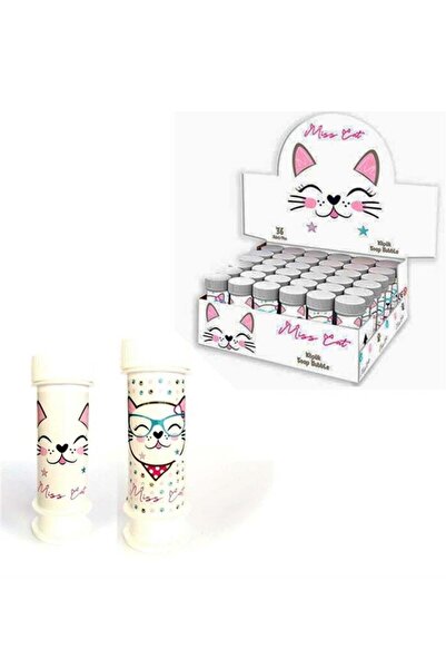 turkuaz parti 10'lu MİSS CAT KEDİ  KÖPÜK BALONCUK