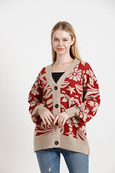 sportiness Knitted Detailed Buttoned Knitted Cardigan