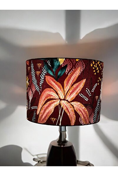 Genel Markalar Abajur Başlığı EL YAPIMI(40 çap 30yükseklik Silindir Şapka yük...