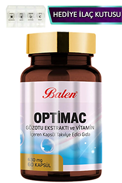 Balen كبسولة أوبتيماك تحتوي على مستخلص العين والفيتامينات 630 ملجم