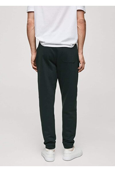MANGO Man İpli Pamuklu Jogger Pantolon