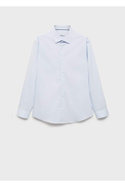 MANGO Man Regular kesim streç pamuklu gömlek