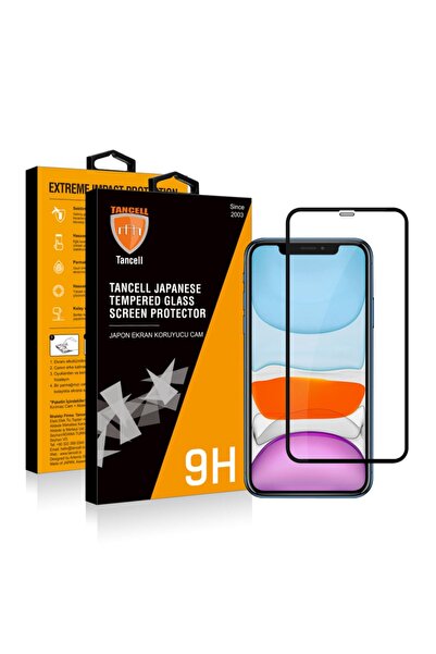 TANCELL Iphone 11 /iphone Xr Uyumlu Tam Kaplayan Ekran Koruyucu Japon Kırılma...