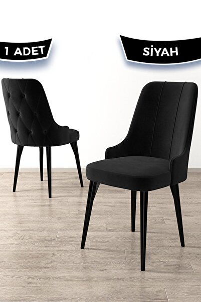 Canisa Concept Maya Serisi, 1.sınıf Babyface Ithal Kumaş Sandalye , Siyah San...