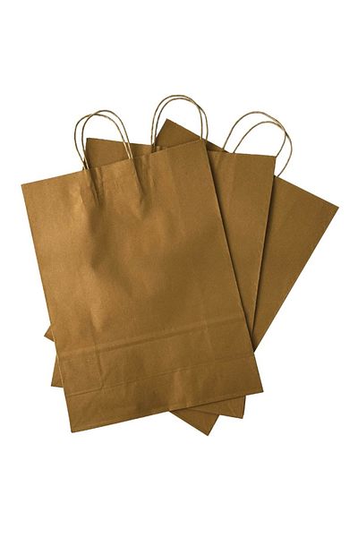 Home 31X12X41 Twist Handle Cardboard Bag Large Size 500 Pieces