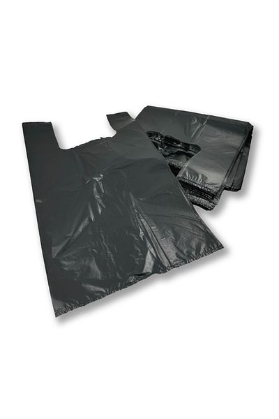 Home 3 kg Large Size Hırır Athlete Bag - Thick Black Market Grease Garbage Bag