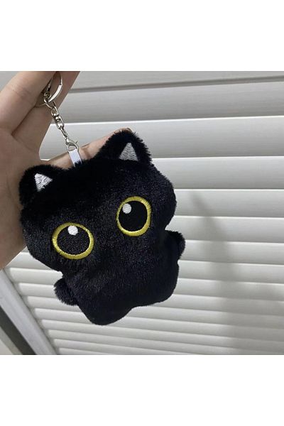 Choice 10cm Cute Black Cat plush toy Doll Small Pendant Cuddly Pillow Cushion Ins Black Cat Plush Toy Do...