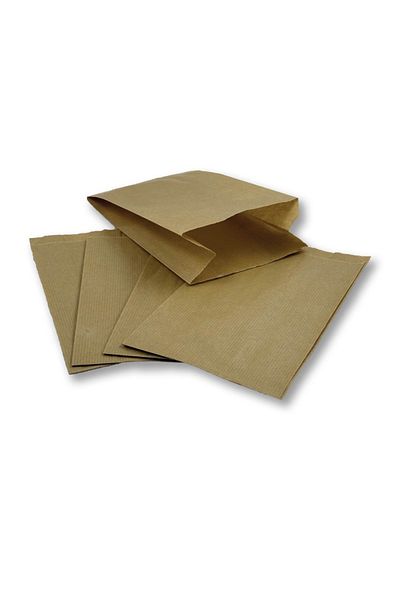 Home Kraft-Şamua Striped Paper Bag - Small Size, Gift Package 12X20,5Cm, Solid Color 500 Pieces